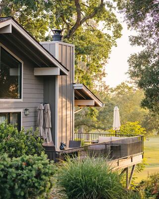 Outdoor Patio in Napa Valley on a Golf Course