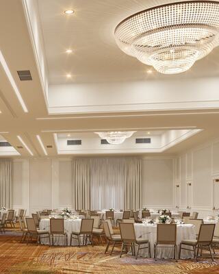 Renovated Silverado Ballroom with rounds