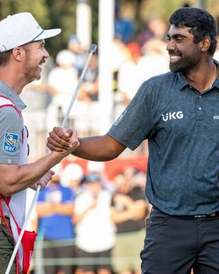 Sahith Theegala at Silverado Resort in Napa, California