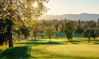 South Course at Silverado Resort Golf Course in Napa Valley with Trees