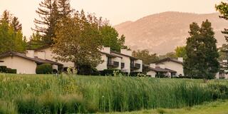 dusk view of the cottage drive neighborhood