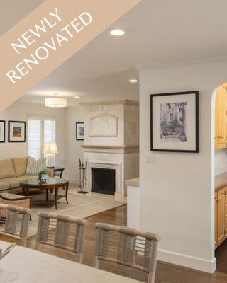 Dining Table and Living Room