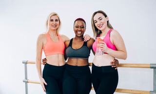 three women in fitness Gear