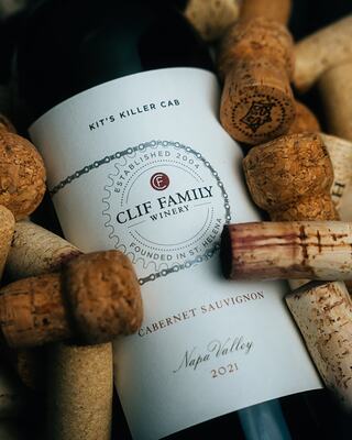 Bottle of Clif Family wine