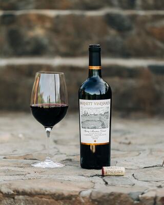 Bottles of Barnett Vineyards wine