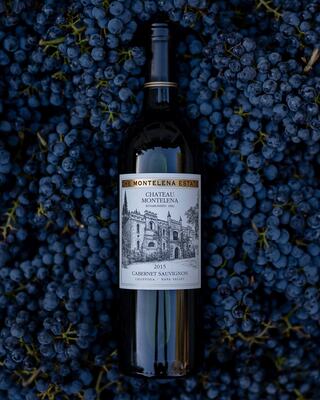 Bottle of Chateau Montelena wine