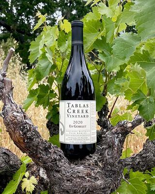 Bottle of Tablas Creek wine