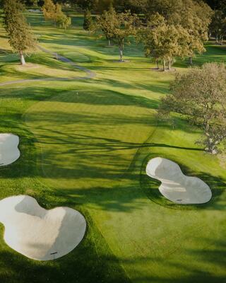 Golf Course in Napa Valley with Trees