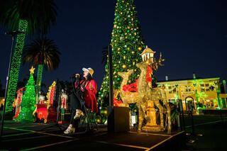 christmas tree lighting celebration at Silverado Resort