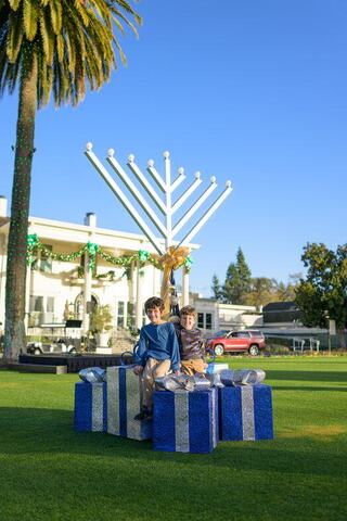 Hanukah celebration at Silverado Resort